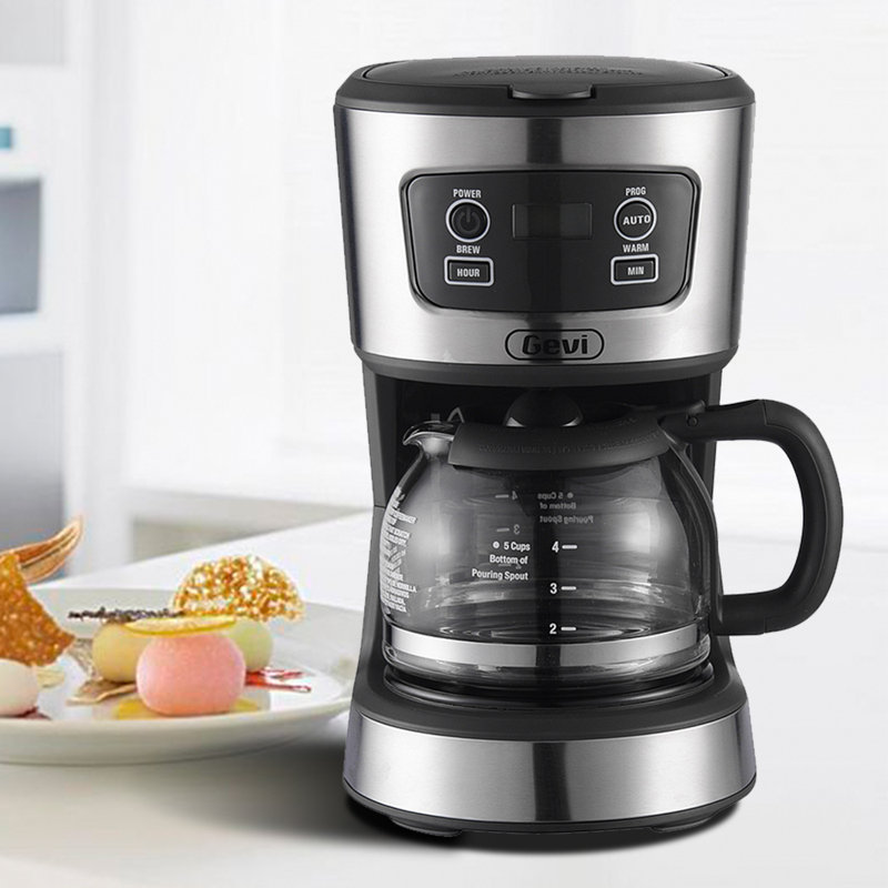 Gevi 5Cup Easy Use Coffee Brewing Machine for Home Kitchen & Reviews